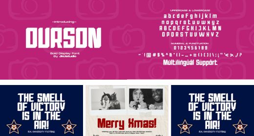 Ourson Display Font